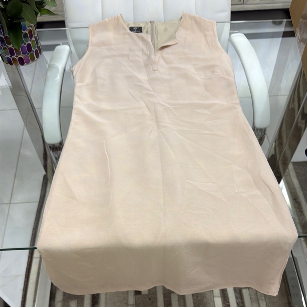 Sara Sleeveless Cream Dress